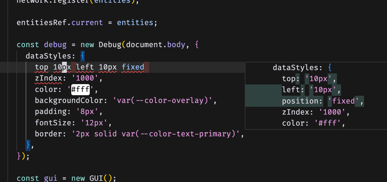 Copilot++ smart rewrites example